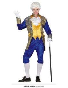 COSTUME UOMO MARCHESE AZZURRO TG. M 48 -50 - L'Officina delle