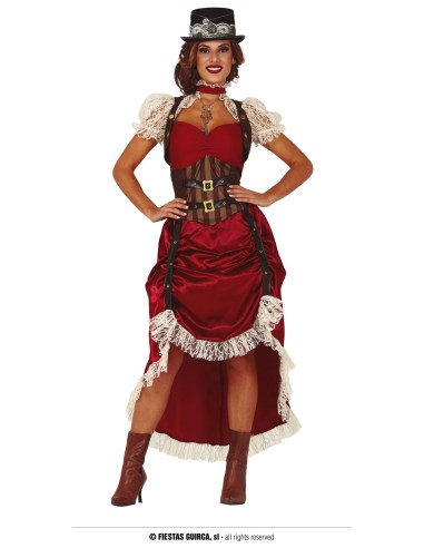 COSTUME DONNA STEAMPUNK TG. S 38 - 40 - L'Officina delle feste
