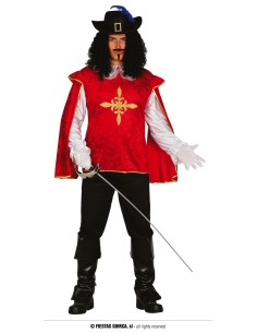 COSTUME UOMO MOSCHETTIERE TG. M 48 - 50 - L'Officina delle feste