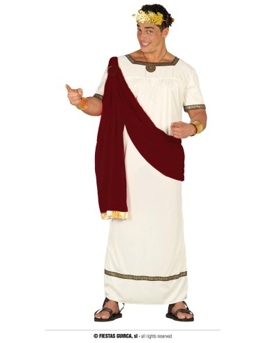 COSTUME UOMO ROMANO CESARE AUGUSTO TG. M 48 - 50 - L'Officina