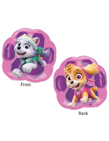 PALLONE MYLAR PAW PATROL SKY & EVEREST 63X58M - L'Officina