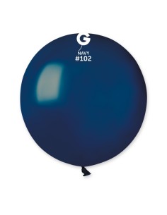 PALLONE LATTICE 19" 48CM BLU NAVY 1PZ - L'Officina delle feste