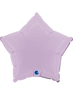 PALLONE MYLAR STELLA 18" LILLA 45CM - L'Officina delle feste