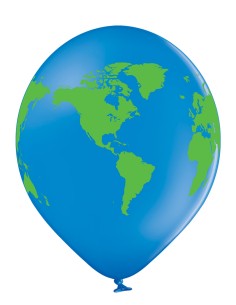 PALLONE LATTICE 12" 30CM AZZURO GLOBO 50PZ - L'Officina delle