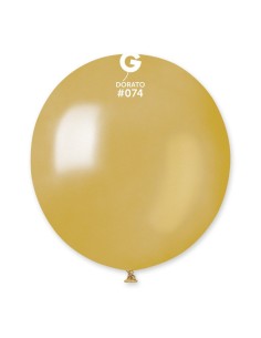 PALLONE LATTICE 19" 48CM DORATO PERLATO 1PZ - L'Officina delle