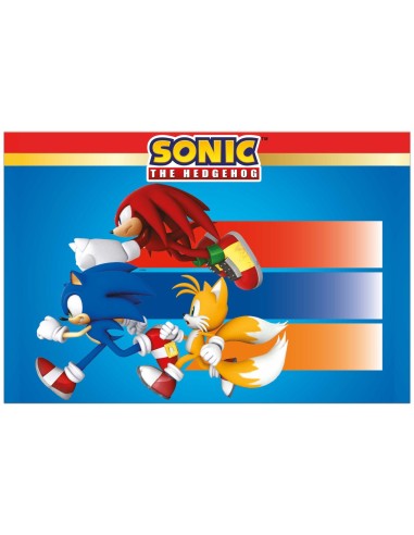 TOVAGLIA PLASTICA 120X180CM SONIC THE HEDGEHOG 1PZ - L'Officina