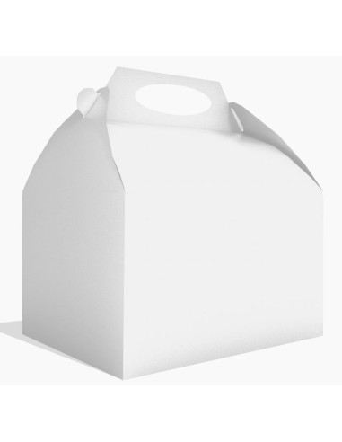 BOX PARTY FOOD PZ. 12 BIANCO 20X16X11CM - L'Officina delle feste