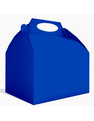 BOX PARTY FOOD PZ. 12 BLU 20X16X11CM - L'Officina delle feste