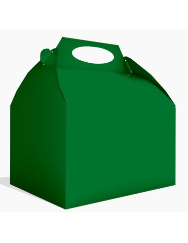 BOX PARTY FOOD PZ. 12 VERDE 20X16X11CM - L'Officina delle feste