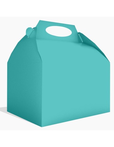 BOX PARTY FOOD PZ. 12 VERDE MENTA 20X16X11CM - L'Officina delle