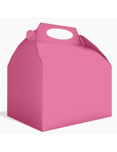 BOX PARTY FOOD PZ. 12 FUCSIA 20X16X11CM - L'Officina delle feste