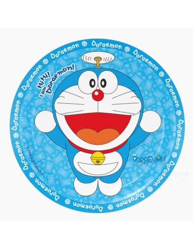 PIATTO CARTA 18 CM DORAEMON 8PZ - L'Officina delle feste