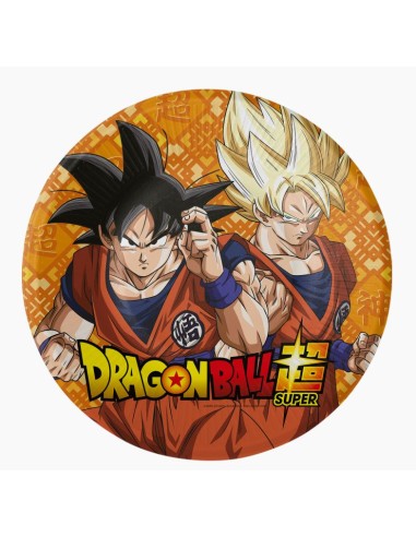 PIATTO CARTA 18CM DRAGON BALL 8PZ - L'Officina delle feste