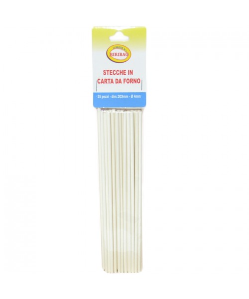 STECCHE CARTA 20CM 25PZ
