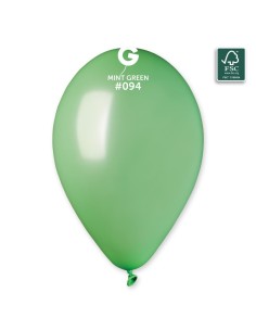PALLONI LATTICE 12" VERDE MENTA PERLATO 100PZ 28CM - L'Officina