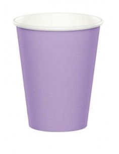 24 BICCHIERE CARTA 266ML LAVANDA - L'Officina delle feste