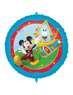 PALLONE MYLAR 18"/45CM TOPOLINO CON FILO E PESETTO - L'Officina