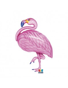PALLONE MYLAR FENICOTTERO ROSA 58x104CM - L'Officina delle feste