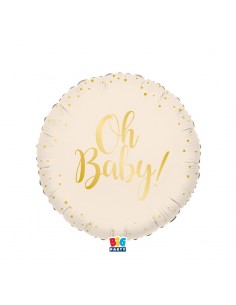 PALLONE MYLAR 18" 45CM OH BABY - L'Officina delle feste