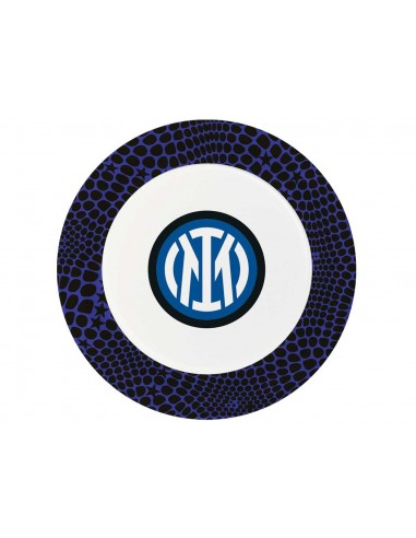 PIATTINO CARTA INTER 8PZ 18CM LICENZA UFFICIALE - L'Officina
