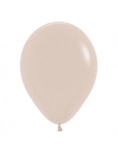 PALLONE LATTICE 12" BIANCO SABBIA (071) 30CM 50PZ - L'Officina