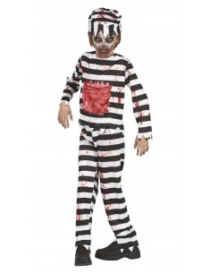 COSTUME PRIGIONIERO ZOMBIE BIMBO 5 - 6 ANNI - L'Officina delle
