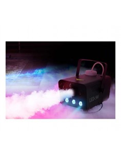 MACCHINA FUMO CON LED E TELECOMANDO 24x12x19CM - L'Officina