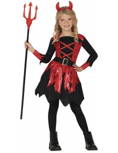 COSTUME DIAVOLETTA BIMBA 5-6 ANNI - L'Officina delle feste