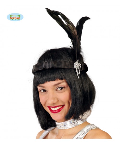 DIADEMA CHARLESTON CON PIUME