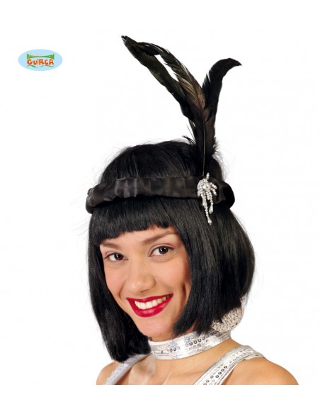 DIADEMA CHARLESTON CON PIUME