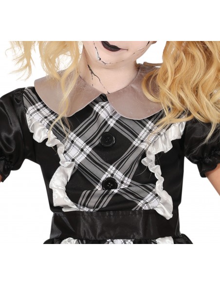 COSTUME BAMBOLA PORCELLANA BIMBA 3 - 4 ANNI - L'Officina delle