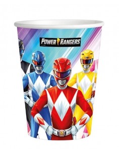 BICCHIERE CARTA 250CC POWER RANGERS 8PZ - L'Officina delle feste