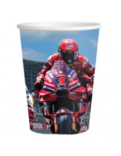 BICCHIERE CARTA 250CC MOTO GP 8PZ - L'Officina delle feste