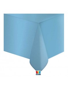 TOVAGLIA PLASTICA LUCIDA CELESTE 137X274 CM - L'Officina delle