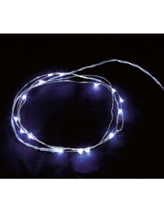 CATENA LUMINOSA 5M - 50 LED BIANCO MULTIFUNZIONE - L'Officina