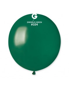 PALLONE LATTICE 19" 48CM EMERALD GREEN VERDE BOTTIGLIA 25PZ -