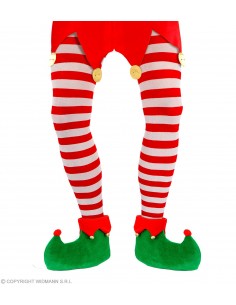 COLLANT RIGATI BIANCO-ROSSO 70DEN - L'Officina delle feste