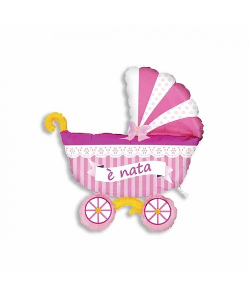 MINI SHAPE CARROZZINA ROSA MM 33X38 2