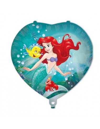 PALLONE MYLAR 18" 45CM ARIEL CON PESETTO IN PLASTICA -