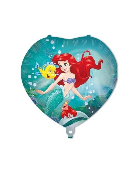 PALLONE MYLAR 18" 45CM ARIEL CON PESETTO IN PLASTICA -