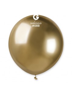 PALLONE LATTICE 48CM 19" SHINY ORO 25PZ - L'Officina delle feste