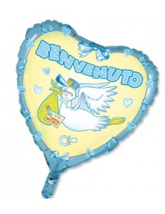 MYLAR CM.45 CUORE BENVENUTO 2