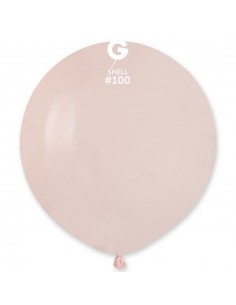 PALLONE LATTICE 19" 48CM ROSA CONCHIGLIA SHELL 25PZ -