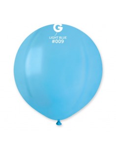 PALLONE LATTICE 19" 48CM CELESTE 25PZ - L'Officina delle feste