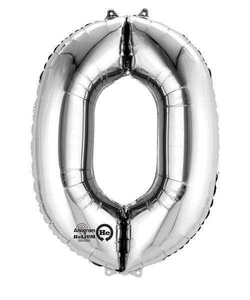 MINISHAPE: NUMBER 0 SILVER 1PZ