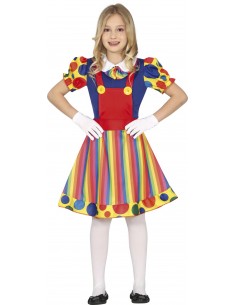 COSTUME CLOWN BIMBA 7 - 9 ANNI - L'Officina delle feste