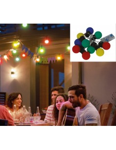 GHIRLANDA 10 LED MULTICOLORE BATTERIE 150 CM - L'Officina delle