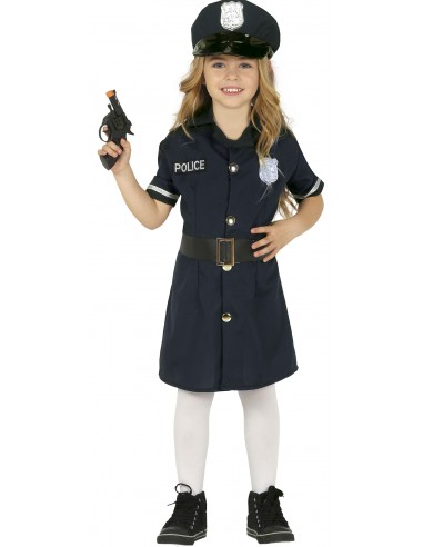 COSTUME POLIZIOTTA BIMBA 5-6 ANNI - L'Officina delle feste