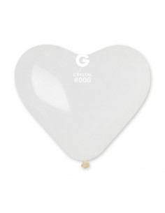 CUORE LATTICE 10"  PZ.100  TRASPARENTE 25CM