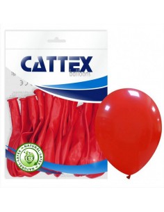 BUSTA 20 PALLONI LATTICE 12" ROSSO 30CM - L'Officina delle feste